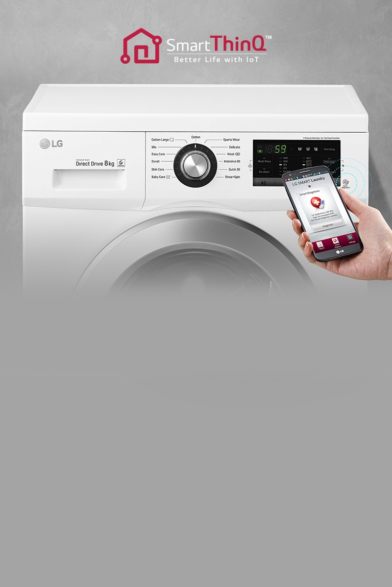 LG F1496ADP24 Washing Machine Washing Machine Front Loading Washing